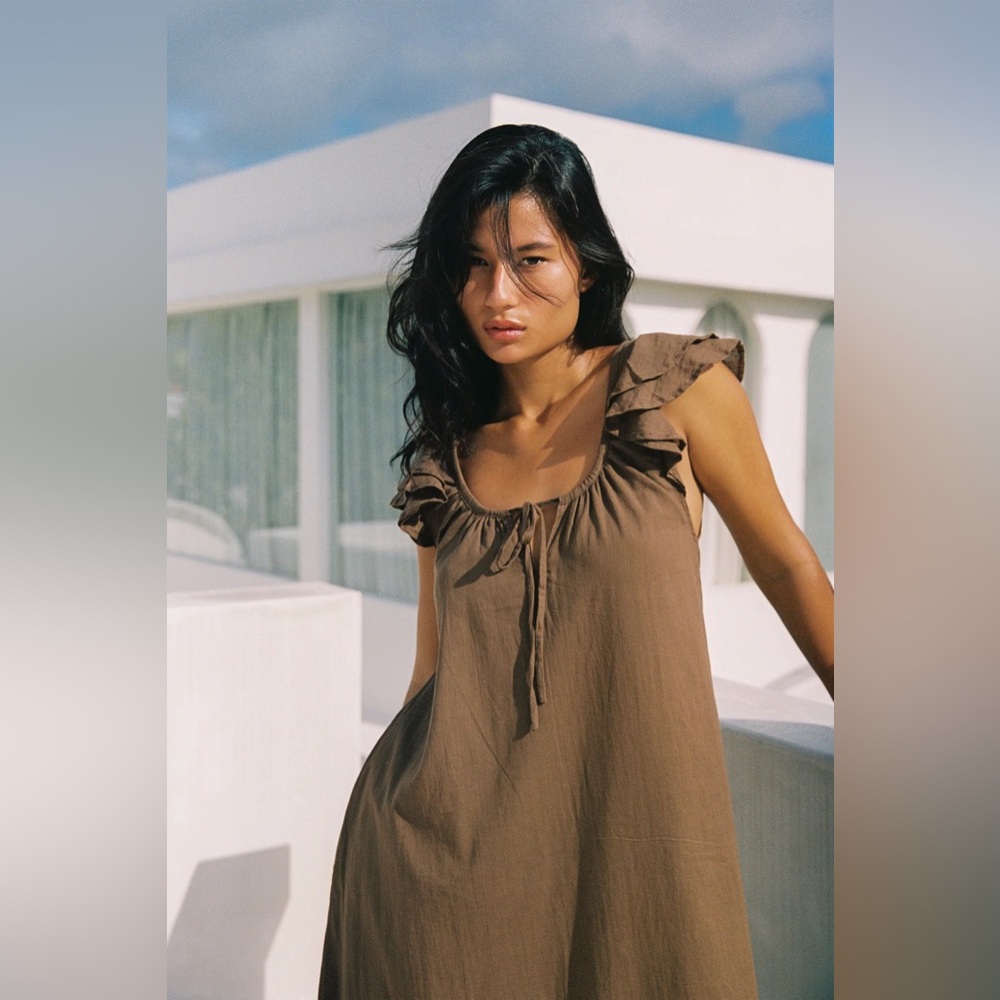 Illoura the Label Paloma Maxi Dress | Cocoa Size M